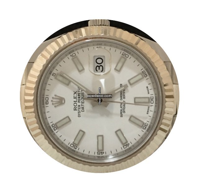 Rolex Datejust Il 41mm Bezel Ouro Branco...