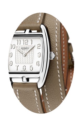 Hermès Cape Cod Tonneau Quartz Small PM...