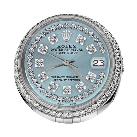 Rolex Ladies Rolex 31mm Datejust Ice Blu...