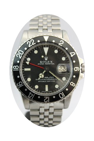 Rolex GMT Master 1675 Long E 1970 Servic...