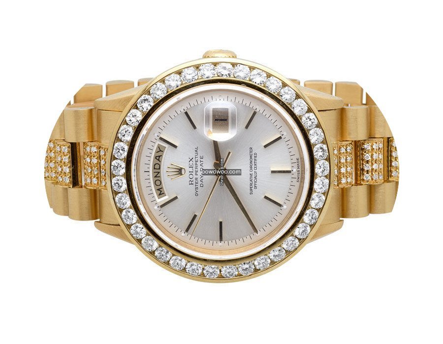 Rolex 18K Mens Yellow Gold Rolex Preside...
