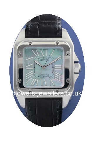 Cartier Santos 100 Mid-size. W20132X8....