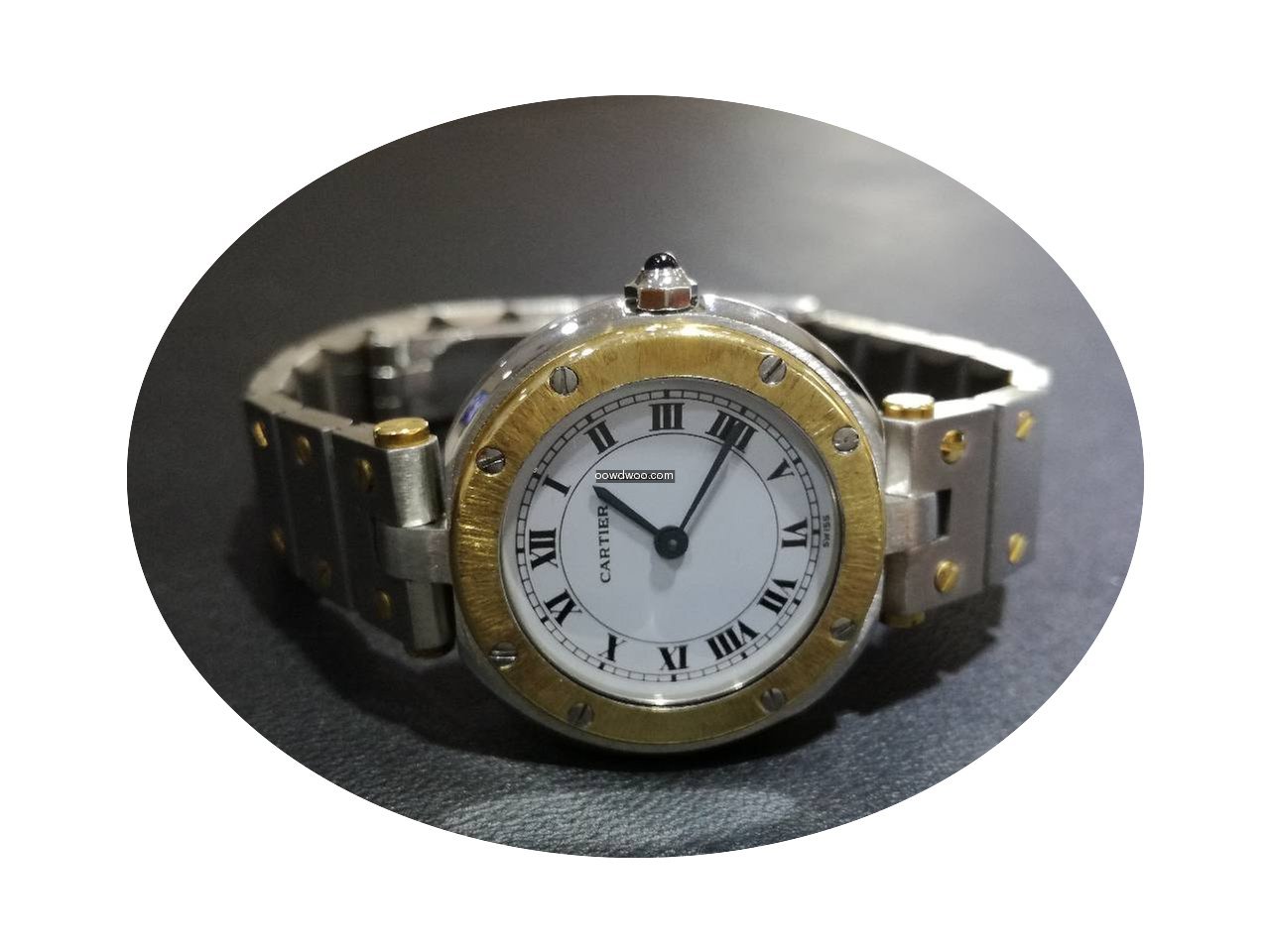 Cartier SANTOS RONDE ACCIAIO / ORO...