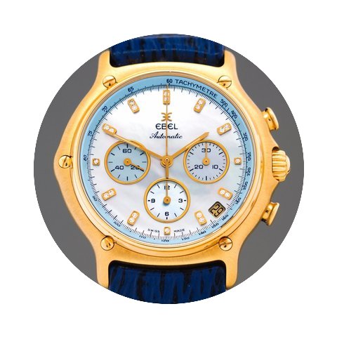 Ebel Chronograph 1911 18K Gold MOP DIAL ...