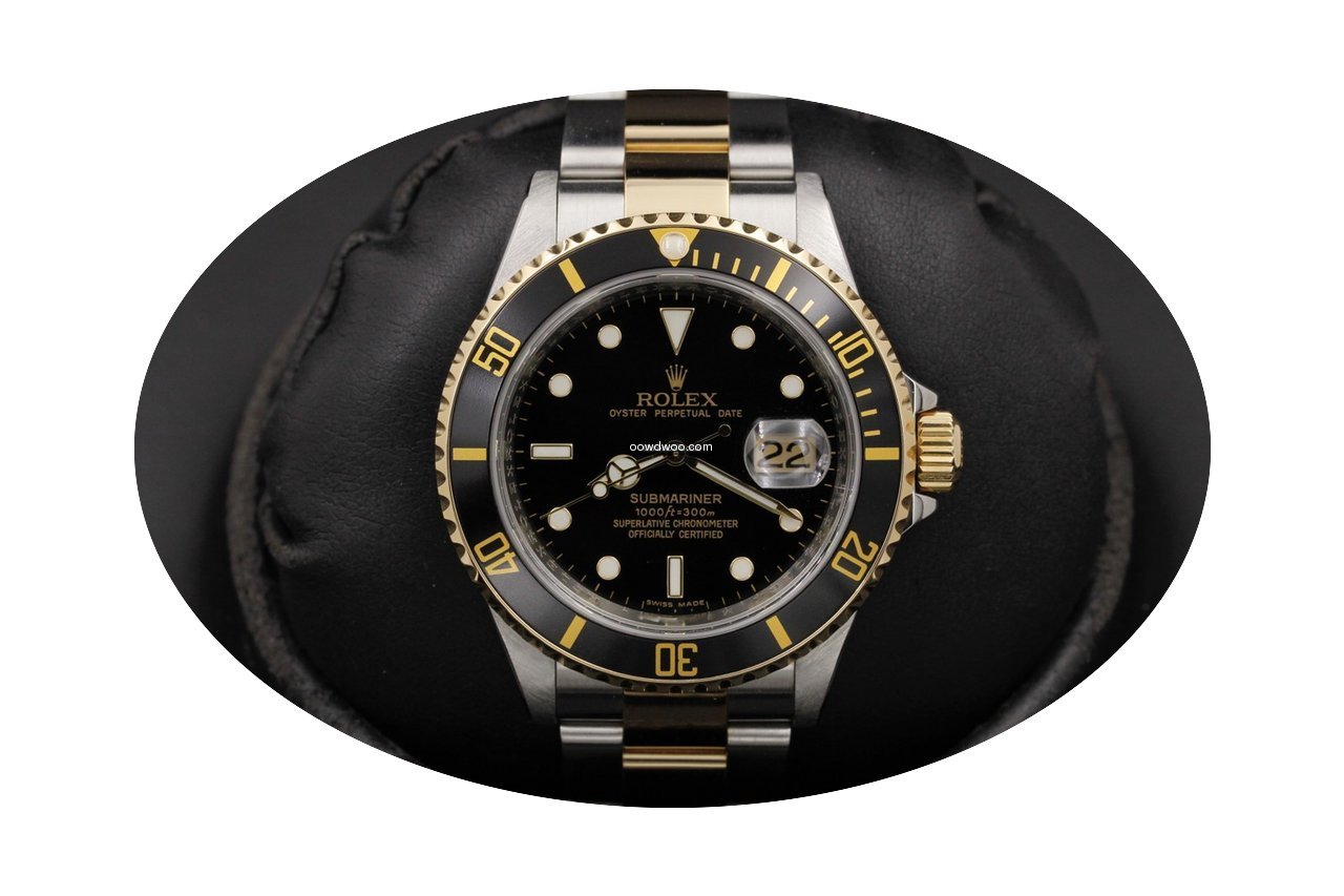 Rolex Submariner 16613 Stainless Steel...