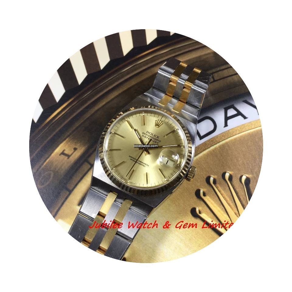 Rolex 17013 Datejust Oysterquartz Steel ...
