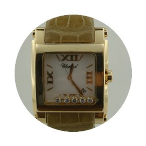 Chopard HAPPY SPORT 2 XL SQUARE YELLOW G...