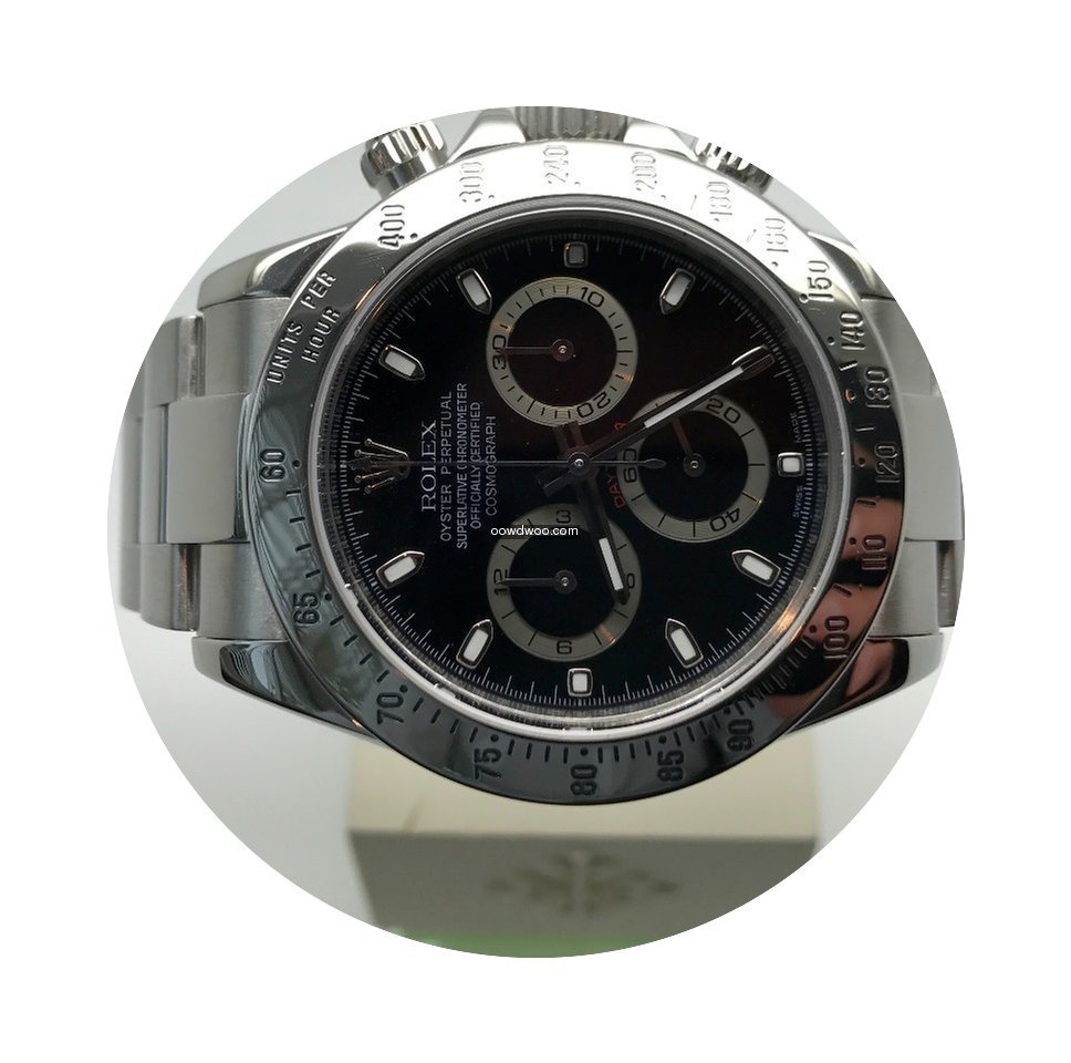 Rolex Daytona Cosmograph Black Dial 