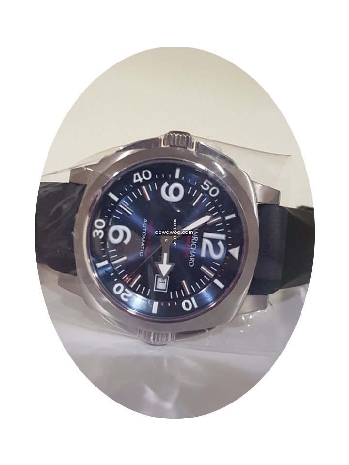 JeanRichard Diverscope blue Men New / Nu...