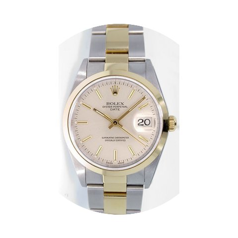 Rolex Date 15203 34mm Stainless Steel &a...