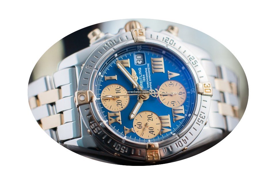 Breitling Chrono Galactic Steel/18k Gold...