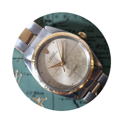 Rolex Zephyr - Elastic Rivet Band -...