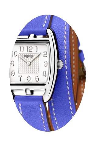 Hermès Cape Cod Tonneau Quartz Small PM...