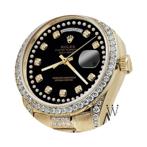 Rolex Presidential Day Date Black String...