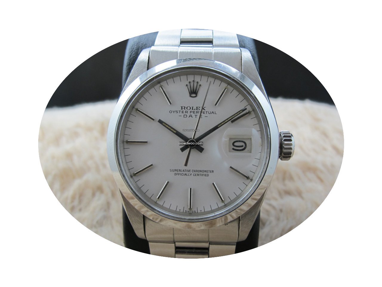 Rolex OYSTER DATE 1500 Original White Di...