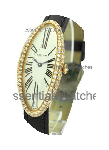 Cartier Baignoire Allongee Rose Gold wit...