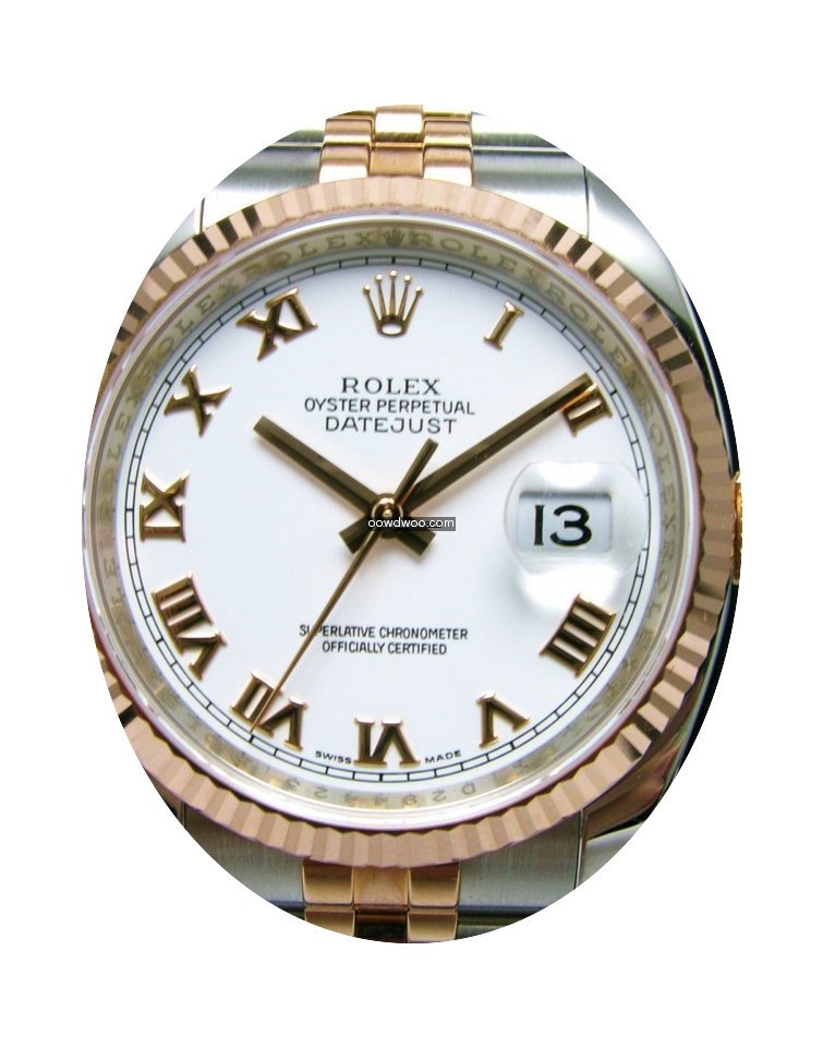 Rolex DATEJUST 116233 steel and yellow g...
