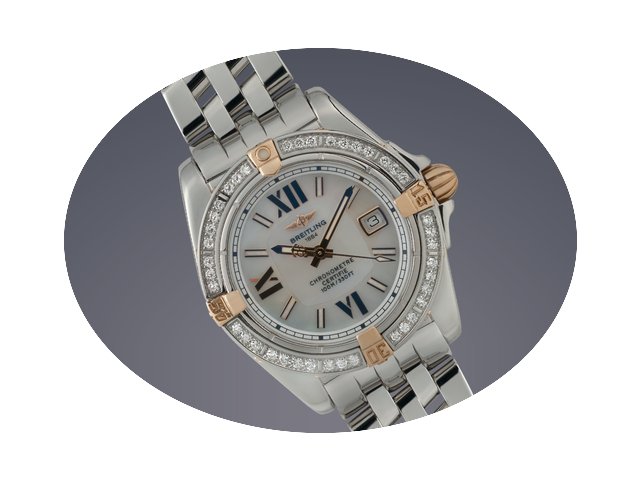 Breitling Ladies Galactic 32 bi-colour q...