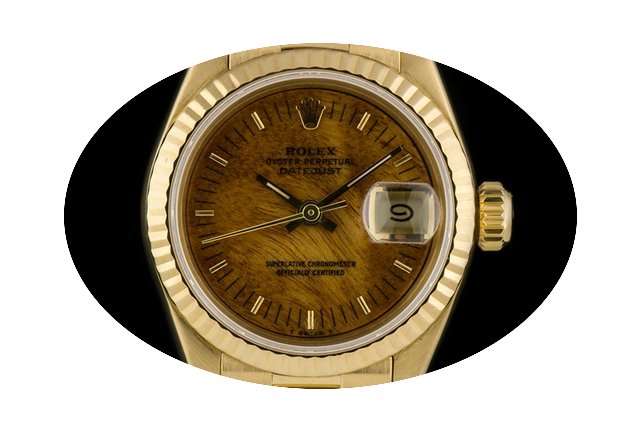 Rolex 18k Yellow Gold O/P Rare Wood Dial...