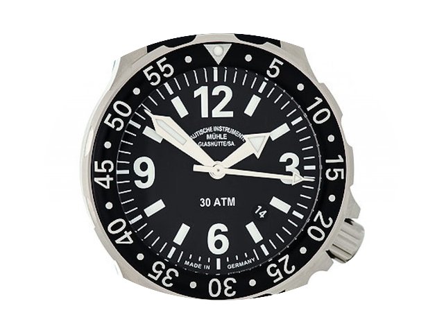 Mühle Glashütte Marinus Stahl Kautschu...