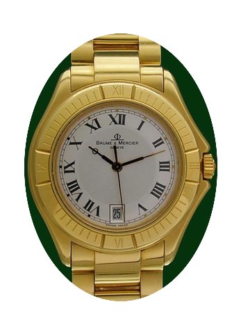 Baume & Mercier Malibu Date 35mm 18k...