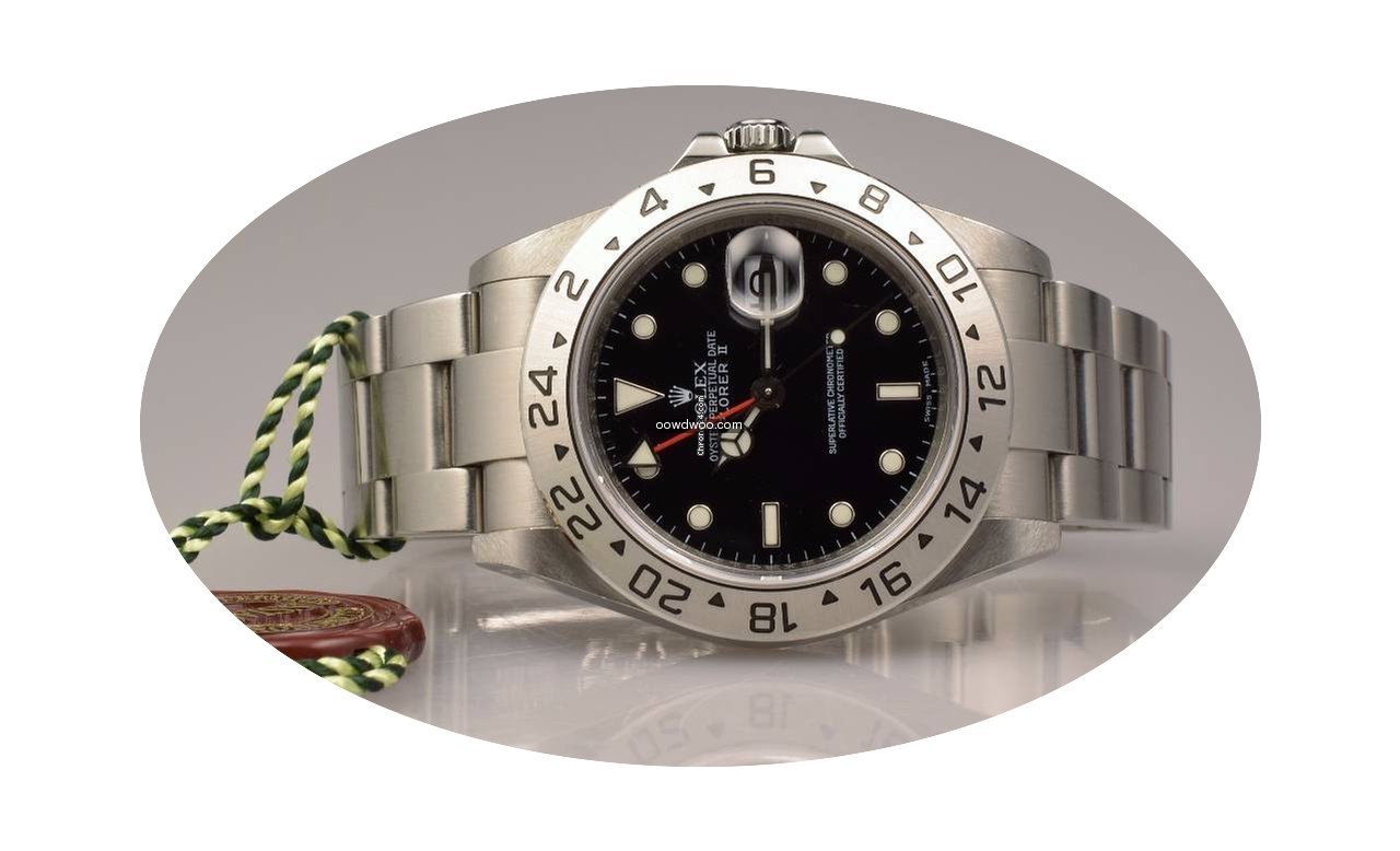 Rolex Explorer II 16570 Stahl V-Serie mi...
