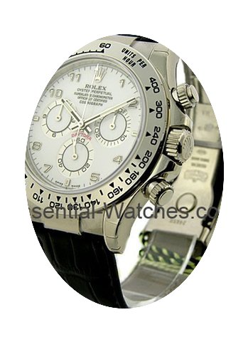 Rolex Used White Gold DAYTONA on Strap 1...