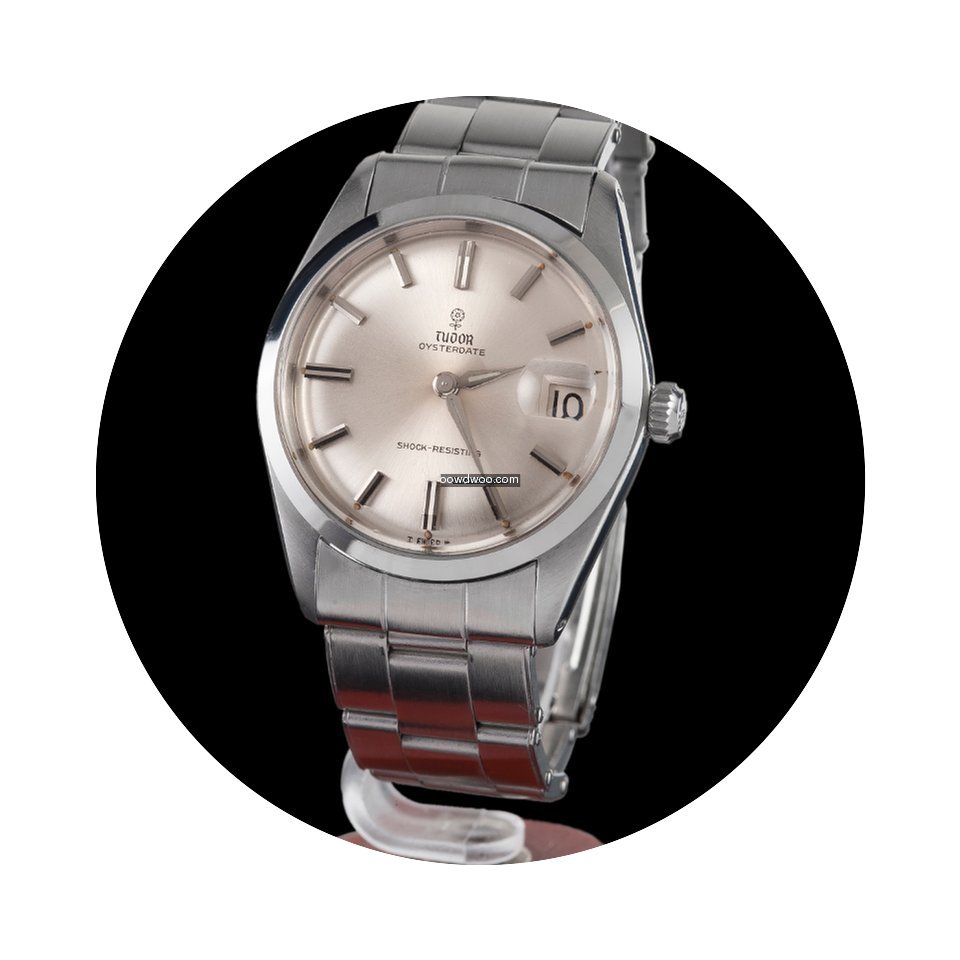 Tudor OysterDate Shock-Resisting Steel M...