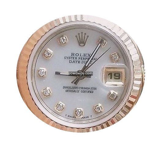 Rolex President Ladies 18k Gold Mother O...
