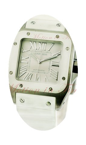 Cartier Santos 100 Medium Automatic, Sil...