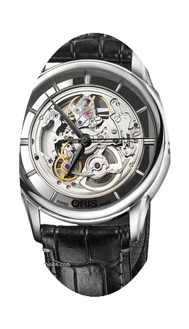 Oris Artelier Translucent Skeleton Mens ...