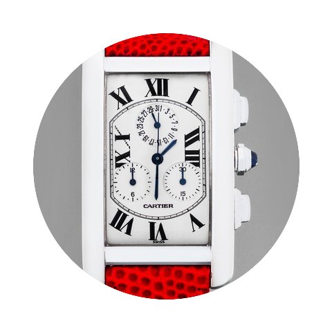 Cartier Tank Americaine 2312 Jumbo 18K W...