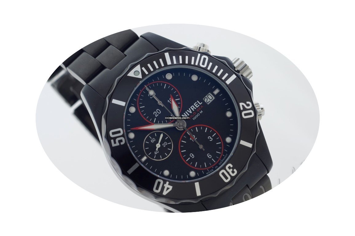 Nivrel Wild Sea Chronograph Black PVD (l...