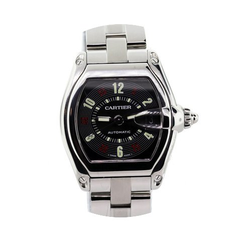 Cartier Gents Stainless Steel Black Dial...