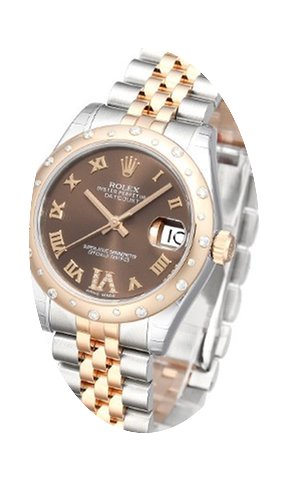 Rolex Datejust Lady 31 chocolate VI dia...