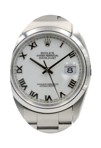 Rolex Datejust 16200 Men's 36mm White Ro...
