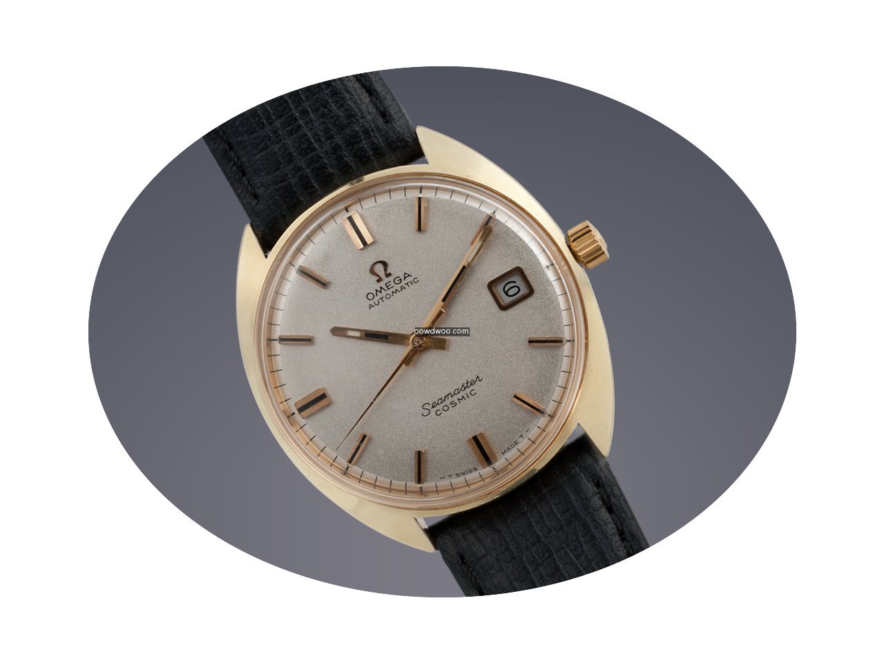 Omega Seamaster Cosmic gold plated autom...