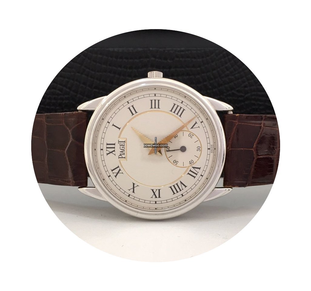 Piaget Gouverneur Ouro Branco 18k Mechan...