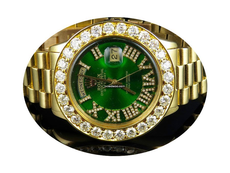 Rolex 18K Mens Yellow Gold Rolex Preside...