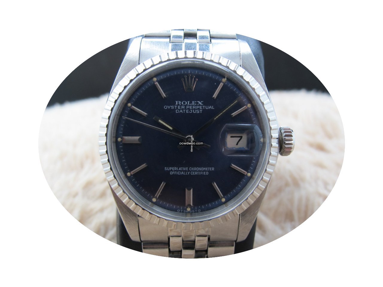 Rolex DATEJUST 1603 SS ORIGINAL Glossy B...