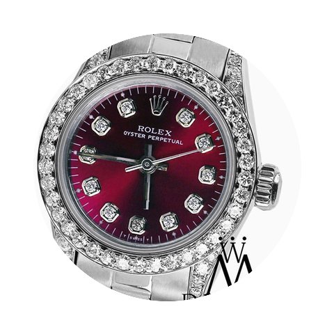 Rolex Oyster Perpetual 26mm Red Grape In...