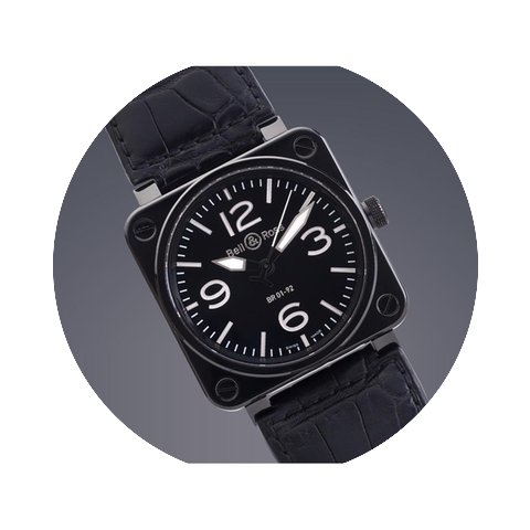 Bell & Ross Gents BR01-92 ceramic an...