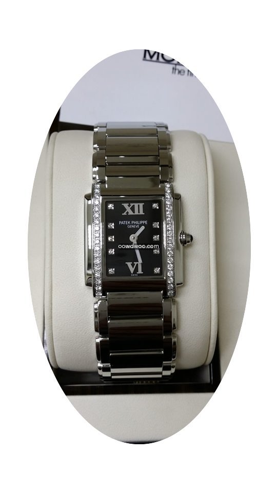 Patek Philippe 4910/10A Lady Steel Diamo...