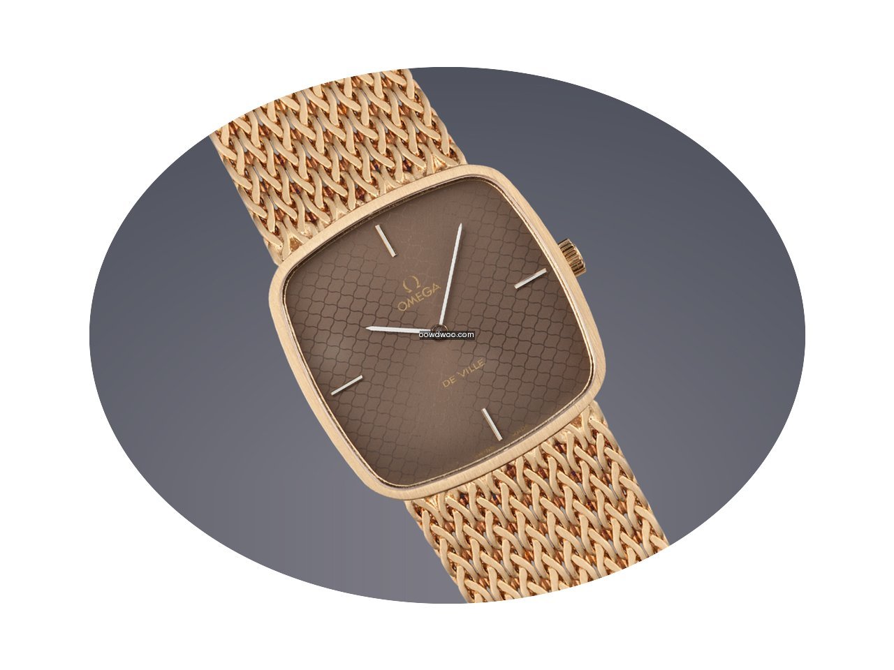 Omega DeVille 18ct gold manual bracelet ...