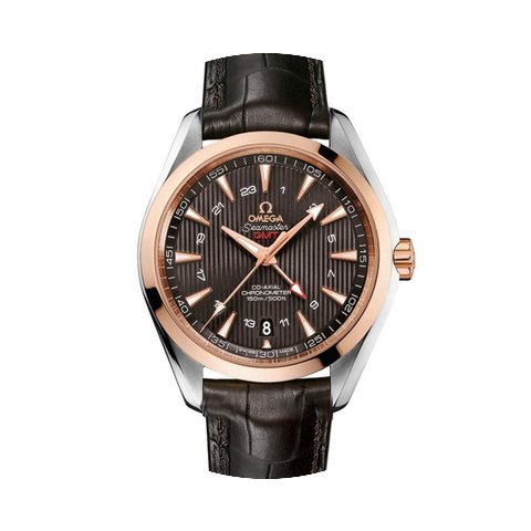 Omega Seamaster Aqua terra Mens GMT Stai...