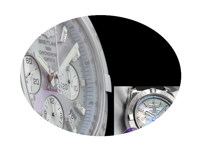Breitling Chronomat 44 Perlmutt Diamonds...