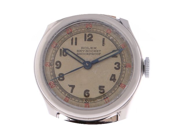 Rolex Sky-Rocket Boysize Stahl Handaufzu...
