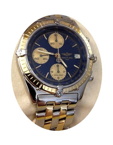 Breitling Chronomat Pilotband Gold Steel...