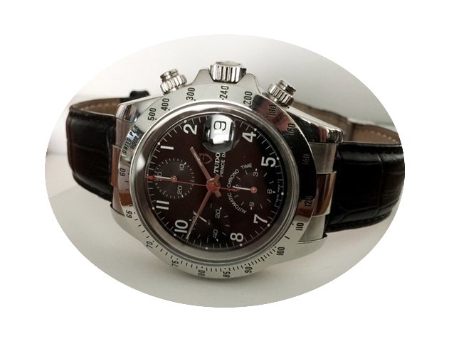 Tudor Prince Chronograph Date Steel 40 m...