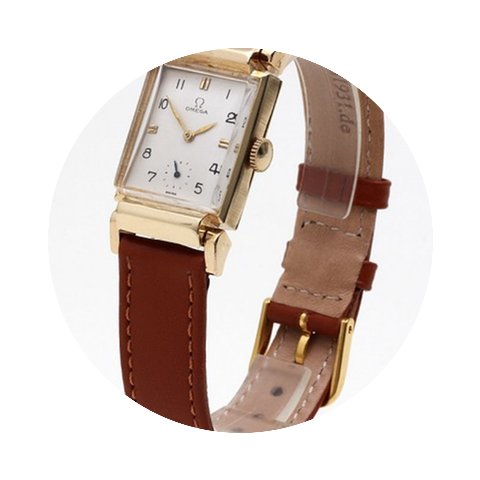 Omega 585/14kt Gelbgold exklusive Art De...